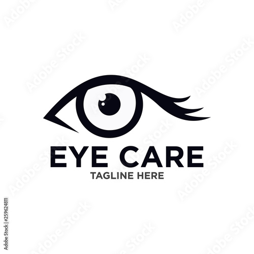 eye logo design template