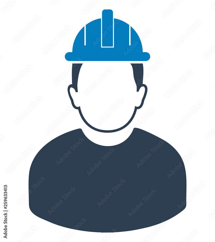 Male worker Icon. Flat style vector EPS. Male worker Icon. Flat style vector EPS.