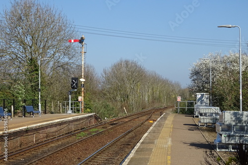 Canvas-taulu Acle Train Station - Norfolk, England, UK