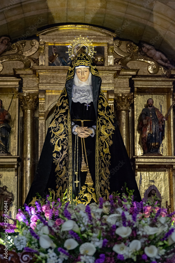 image of the Virgin of Solitude of Zamora image of the Virgin of Solitude of Zamora