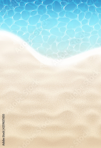 Sand Beach And Sea