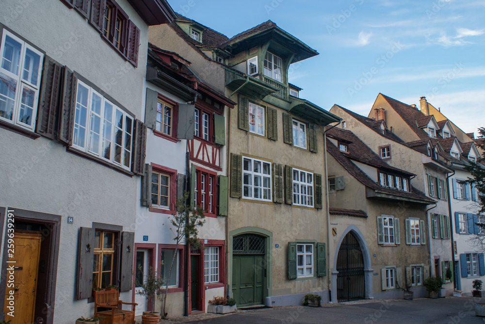 Naklejka premium Basel is very beautiful city in Swizerland