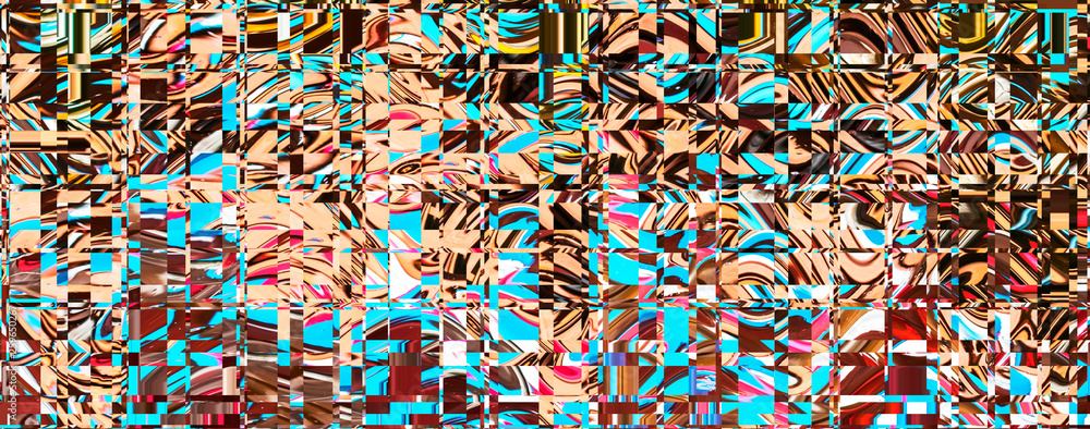 Fotografie Fundo com ilustração colorida