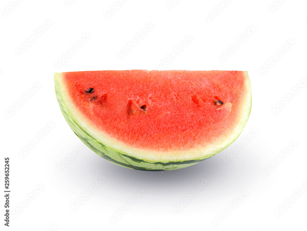 Sliced of watermelon isolated on white background Sliced of watermelon isolated on white background