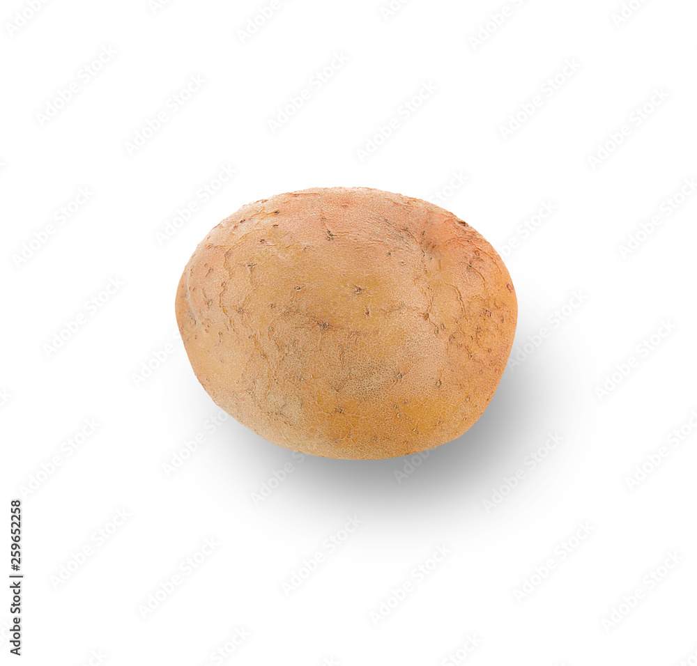 Fototapeta premium potatoes isolated on white background