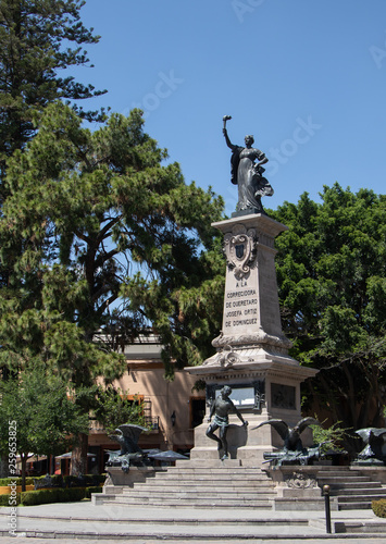 Doña Josefa Ortiz de Domínguez Monument in Queretaro Mexico photo