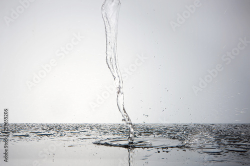 water splash. pouring liquid.