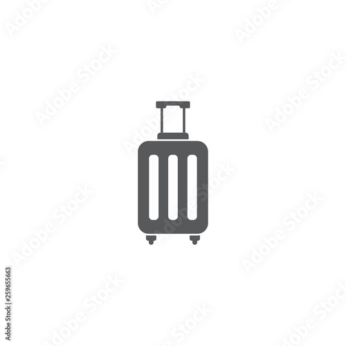 Baggage, luggage line icon, outline vector sign, linear style pictogram isolated on white