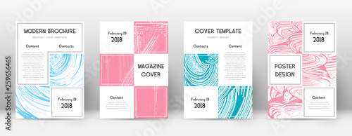 Cover page design template. Business brochure layo