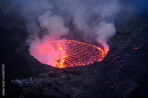 Nyirangongo volcano in Congo photo