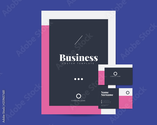 Business brochure and name card templates