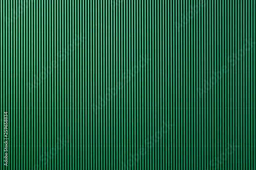Texture and background of corrugated cardboard green for decoration  for text design  for a template