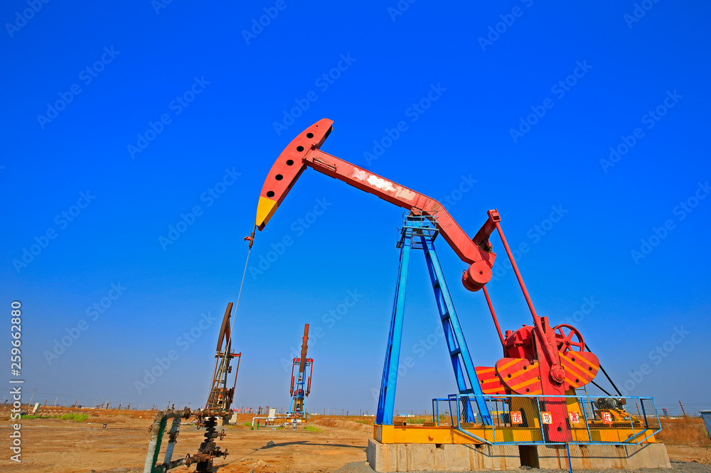 The oil pump, industrial equipment The oil pump, industrial equipment
