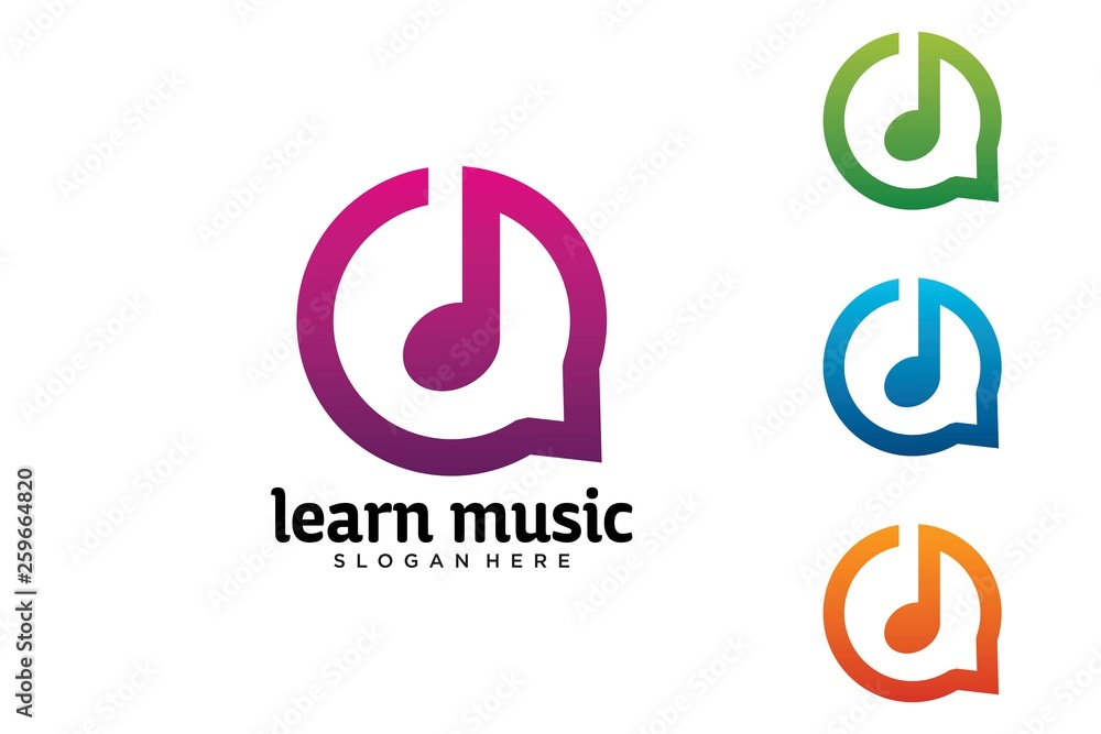 learn music logo learn music logo