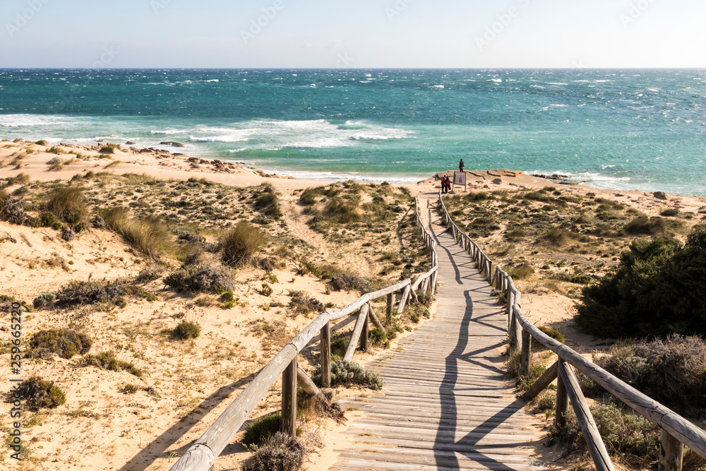 Barbate, Spain. The coast at Cape Trafalgar