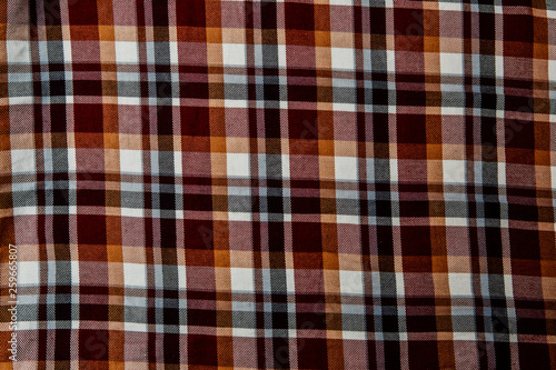 red checkered material background
