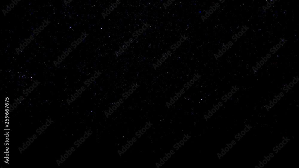 Beautiful many stars shiny in the universe. Background and texture concept. high ISO Photograp.
