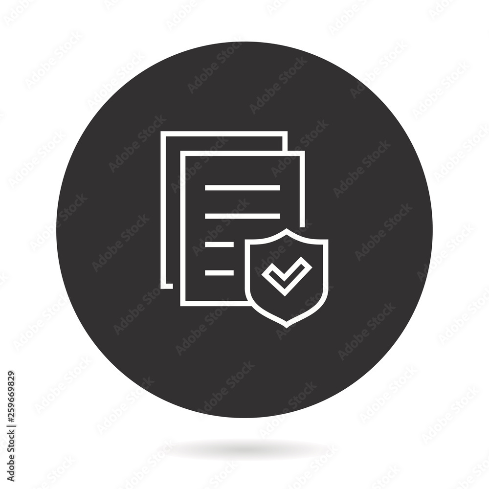 Data security - vector icon. Illustration isolated. Simple pictogram. Data security - vector icon. Illustration isolated. Simple pictogram.