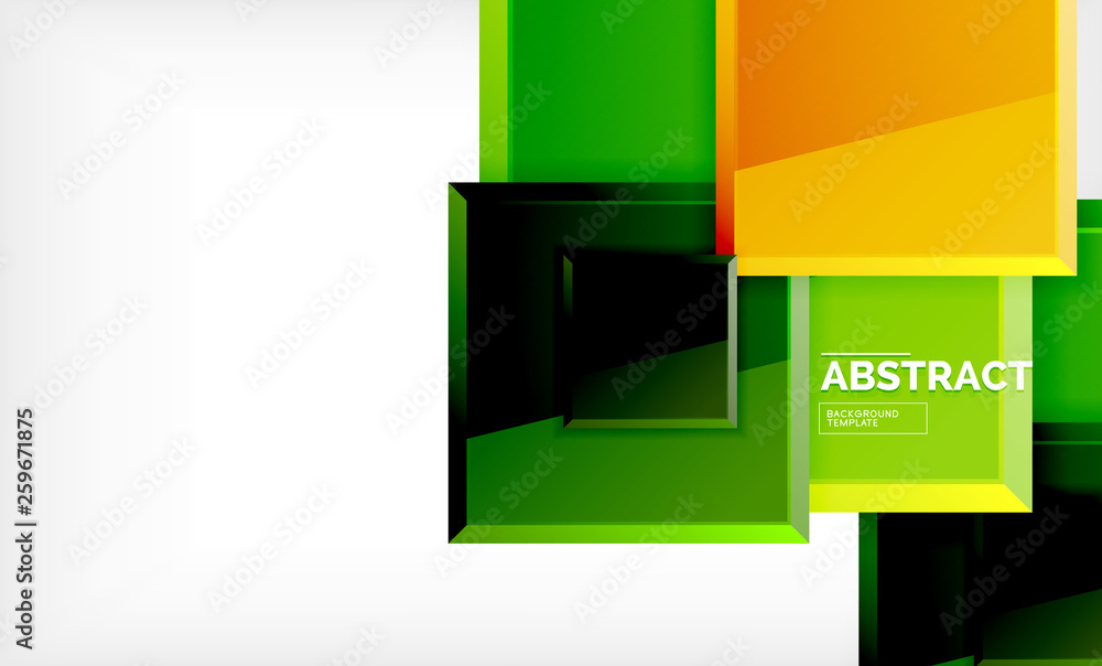 Square abstract background, glossy geometric design Square abstract background, glossy geometric design