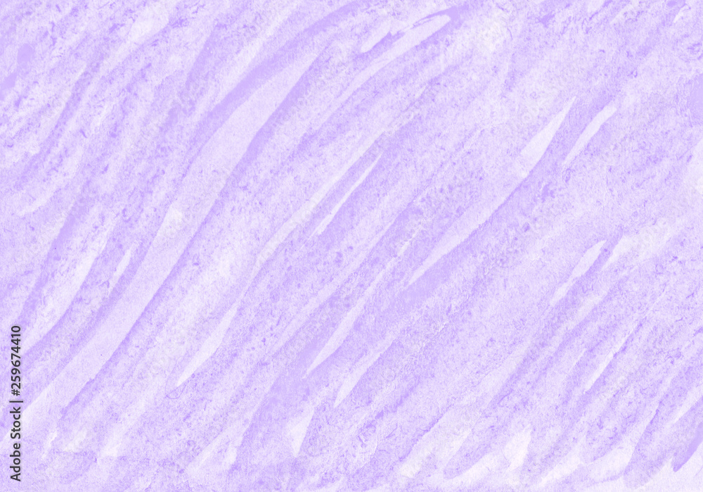 Obraz premium Lilac pastel watercolor frame with torn strokes and stripes. Abstract background for design, layouts and patterns.