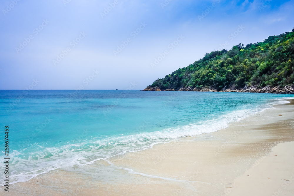 Romantic beach, Perhentian Islands, Terengganu, Malaysia Romantic beach, Perhentian Islands, Terengganu, Malaysia