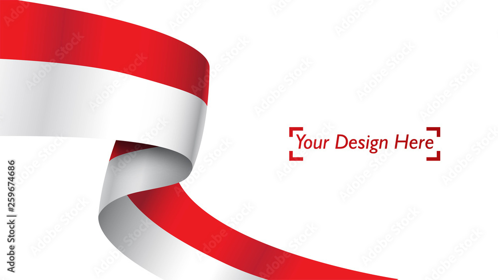 Indonesian patriotic background template with empty space for text, design, Holidays, Independence Day. Welcome to Indonesia concept - Vector Indonesian patriotic background template with empty space for text, design, Holidays, Independence Day. Welcome to Indonesia concept - Vector