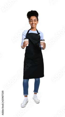 African-American barista on...