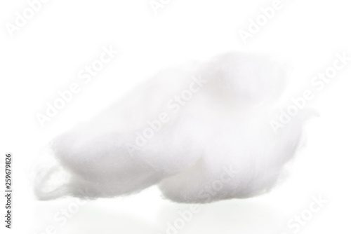 Cotton wool isolate on white background