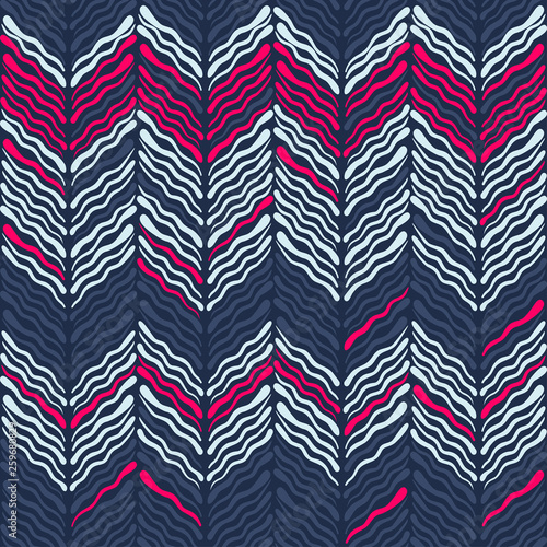 Abstract Ikat and boho style handcraft fabric pattern. Traditional Ethnic design for clothing and textile background, carpet or wallpaper