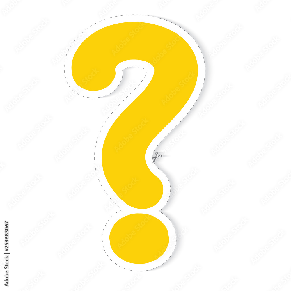 question mark sticker question mark sticker