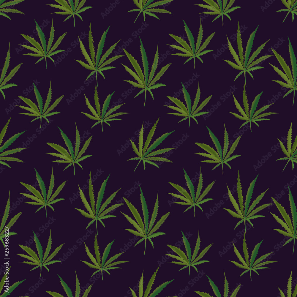 seamless pattern with marijuana seamless pattern with marijuana