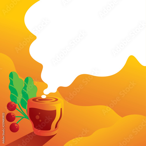 single origin espresso shot background