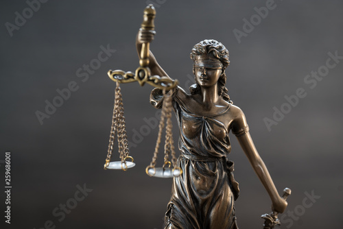 Law and Justice Concept Image, Grey stone background