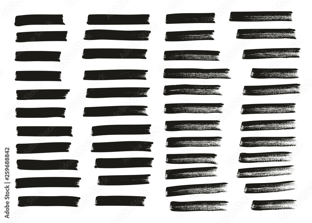 Naklejka premium Tagging Marker Medium Lines High Detail Abstract Vector Background Set 82