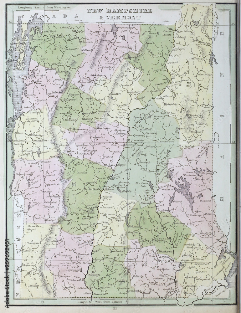 Fototapeta premium Retro map