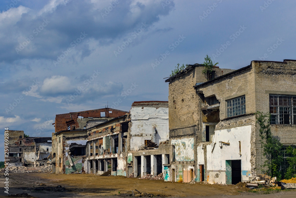 ruins of an abandoned factory in russia ruins of an abandoned factory in russia