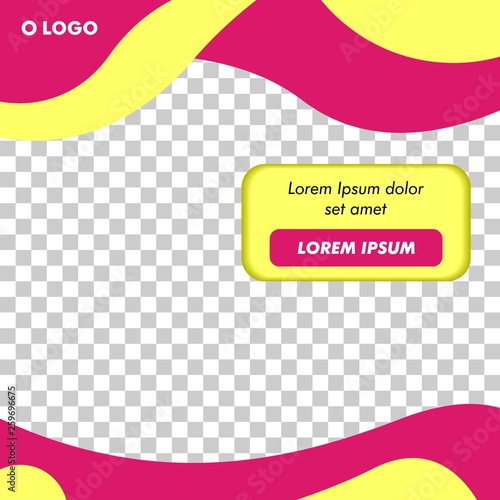 Modern Square Banner Template Vector