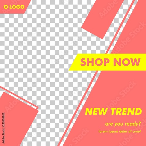Modern Square Banner Template Vector