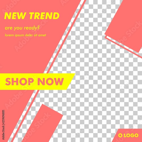 Modern Square Banner Template Vector