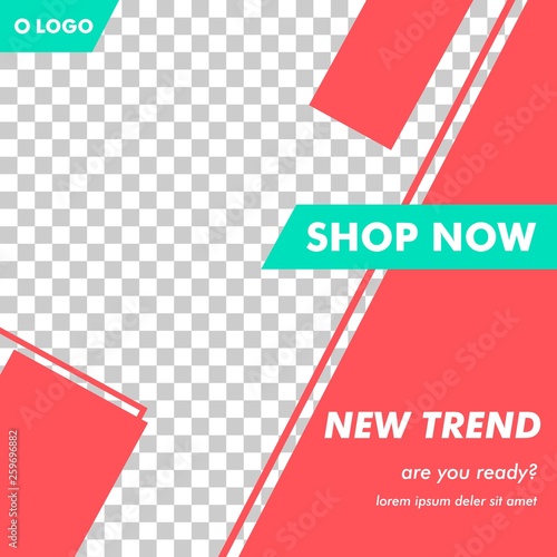 Modern Square Banner Template Vector