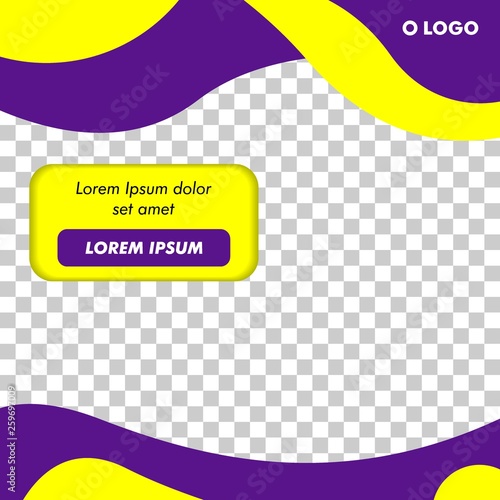 Modern Square Banner Template Vector