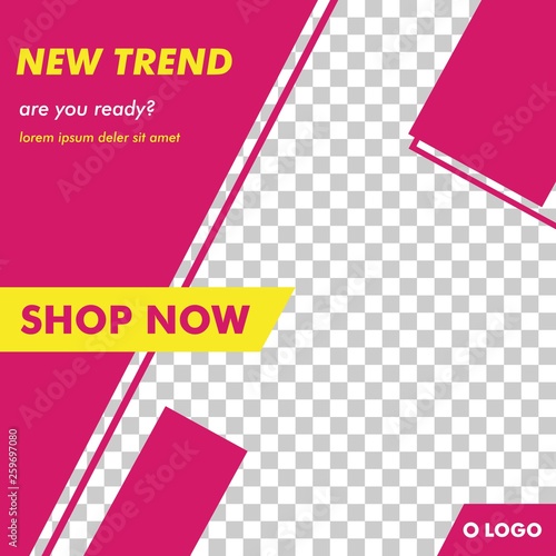 Modern Square Banner Template Vector