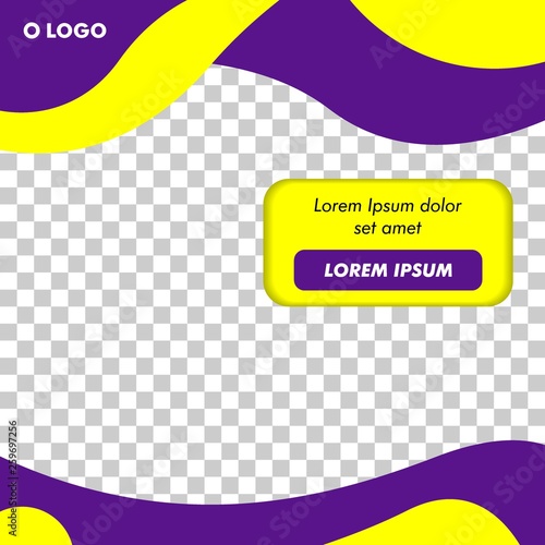Modern Square Banner Template Vector