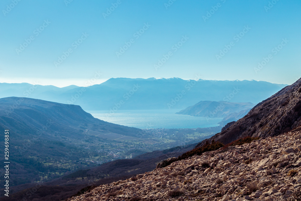 The valley and the gulf of Baska