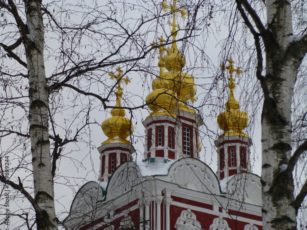 Old orthodox monasteries in Moscow and Vologda city Russia Old orthodox monasteries in Moscow and Vologda city Russia