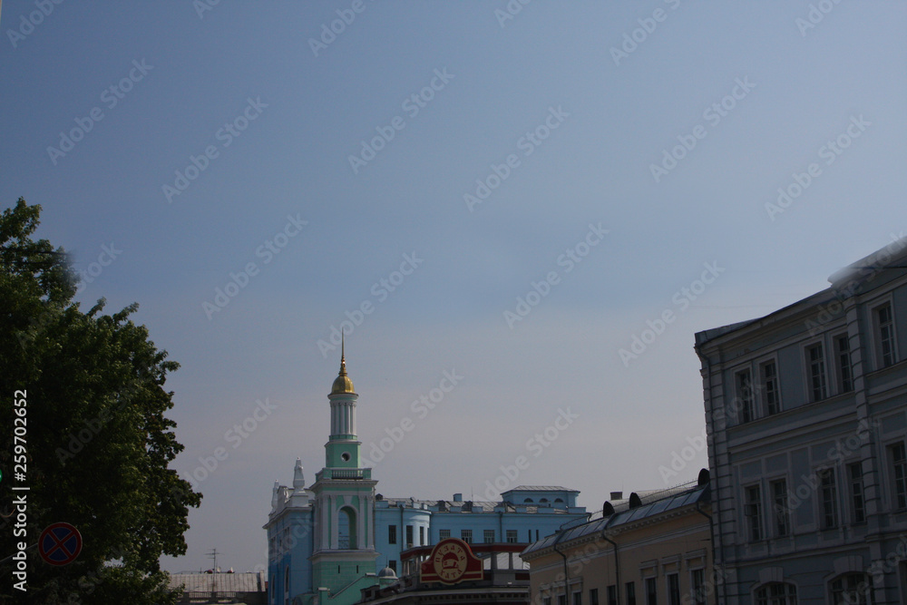 Naklejka premium domes of orthodox church