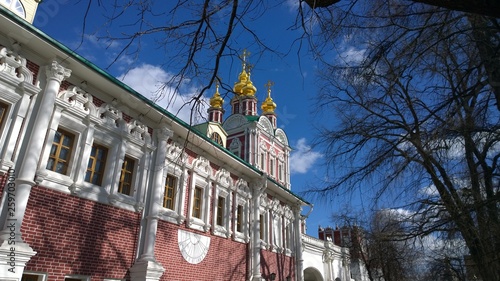 Old orthodox monasteries in Moscow and Vologda city Russia