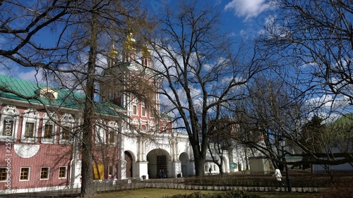Old orthodox monasteries in Moscow and Vologda city Russia