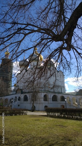 Old orthodox monasteries in Moscow and Vologda city Russia