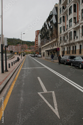 Road in Bilbao